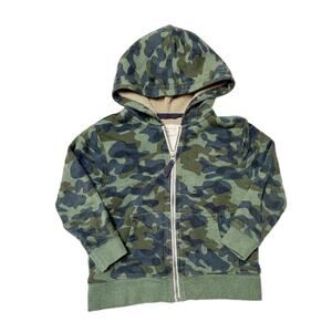 Hanna Andersson Sherpa Hoodie Sweatshirt Size 4